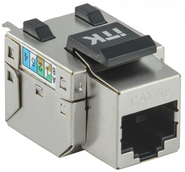 ITK Модуль Keystone Jack кат. 5E FTP 110 IDC 90 град. розет. ITK CS1-1C5EF-11 — для бизнеса и офиса