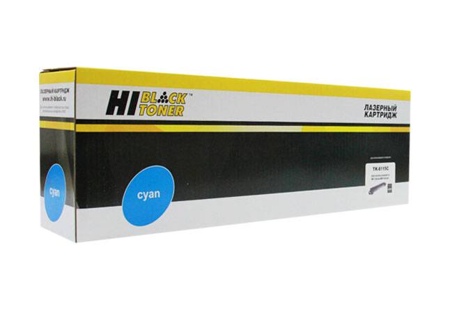 Тонер-картридж Hi-Black (HB-TK-8115C) для Kyocera Ecosys M8124cidn/M8130cidn, C, 6K — для бизнеса и офиса Тонер-картридж Hi-Black (HB-TK-8115C) для Kyocera Ecosys M8124cidn/M8130cidn, C, 6K — для бизнеса и офиса