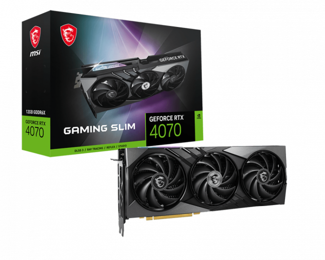Видеокарта MSI GeForce RTX 4070 GAM — для бизнеса и офиса Видеокарта MSI GeForce RTX 4070 GAM — для бизнеса и офиса