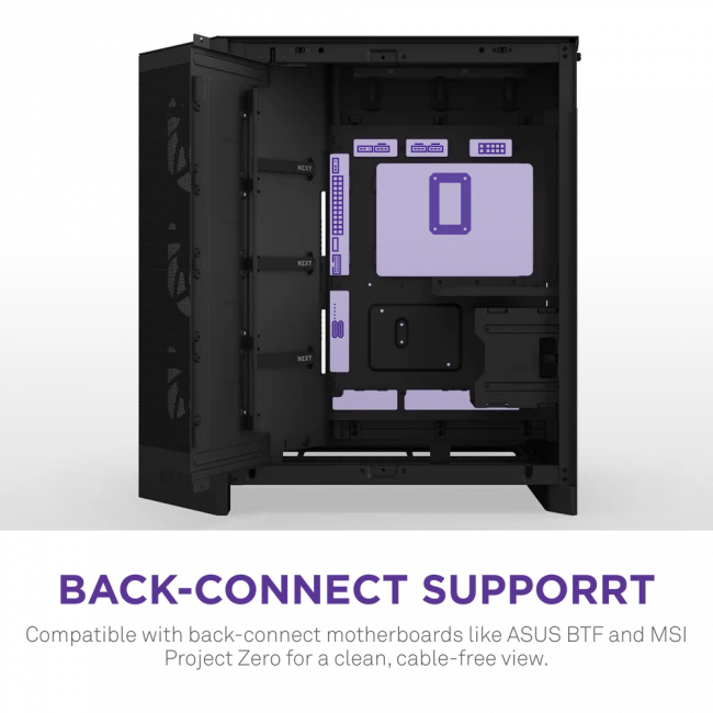 Корпус без блока питания NZXT H9 Flow CM-H92FB-01 — для бизнеса и офиса