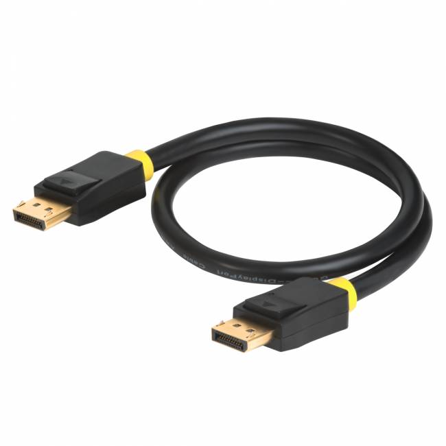 Greenconnect Кабель 1.5m DisplayPort v1.2, 20M/20M, черный, 28/28 AWG, GCR-50709 Greenconnect DisplayPort (m) - DisplayPort (m) 1.5м — для бизнеса и офиса
