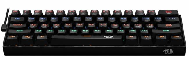 Redragon Механическая клавиатура Lakshmi RU,радужная,тихая Redragon 78119 — для бизнеса и офиса Redragon Механическая клавиатура Lakshmi RU,радужная,тихая Redragon 78119 — для бизнеса и офиса