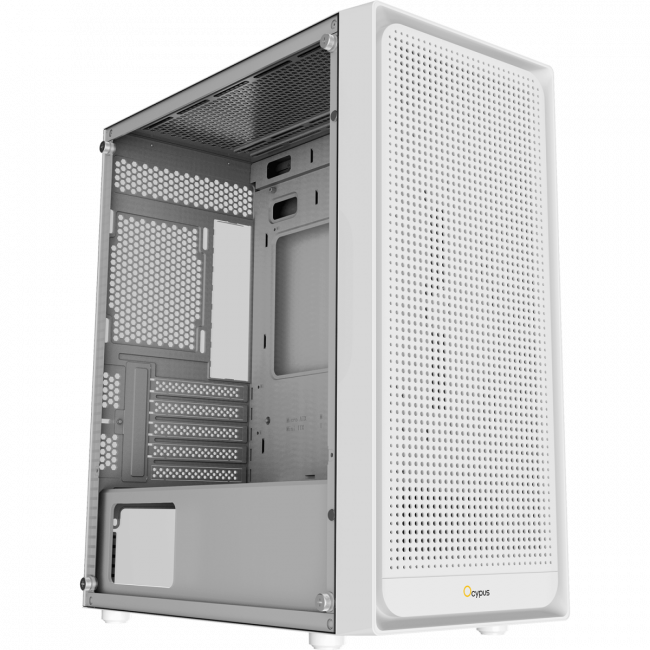 Корпус ПК без блока питания Ocypus Gamma-C50-WHG000XX-GL — для бизнеса и офиса