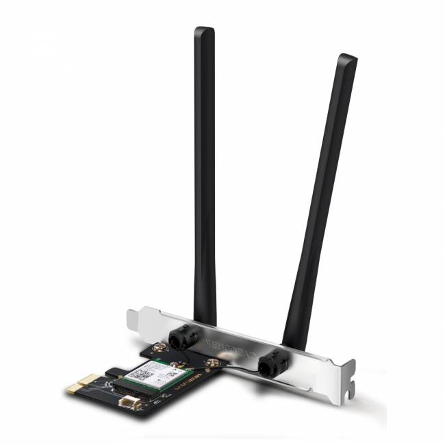 Wi-Fi 6 Bluetooth PCI Адаптер Mercusys MA80XE — для бизнеса и офиса Wi-Fi 6 Bluetooth PCI Адаптер Mercusys MA80XE — для бизнеса и офиса