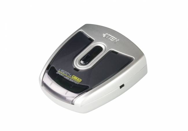 Переключатель, электрон., USB, 2> 1Устройства, с 1Шнуром A>B Male, (USB 2.0) ATEN US221A — для бизнеса и офиса Переключатель, электрон., USB, 2> 1Устройства, с 1Шнуром A>B Male, (USB 2.0) ATEN US221A — для бизнеса и офиса