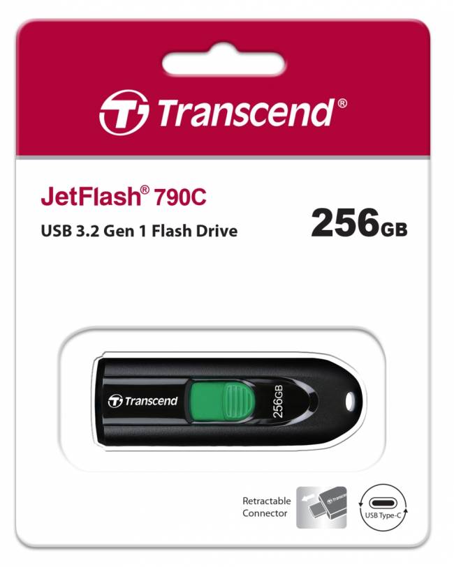 Флеш-накопитель Transcend JetFlash 790C — для бизнеса и офиса