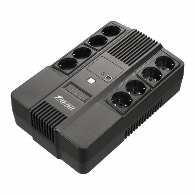 ИБП POWERMAN Brick 850 PLUS, линейно-интерактивный, 850ВА, 480Вт, 4 евророзетки с резервным питанием, 4 евророзетки с фильтрацией, USB, защита RJ45/RJ11, батарея 12В 9Ач 1 шт., 293мм х 202мм х 93мм, 5.2 кг. POWERMAN POWERMAN BRICK 850 PLUS — для бизнеса и офиса ИБП POWERMAN Brick 850 PLUS, линейно-интерактивный, 850ВА, 480Вт, 4 евророзетки с резервным питанием, 4 евророзетки с фильтрацией, USB, защита RJ45/RJ11, батарея 12В 9Ач 1 шт., 293мм х 202мм х 93мм, 5.2 кг. POWERMAN POWERMAN BRICK 850 PLUS — для бизнеса и офиса