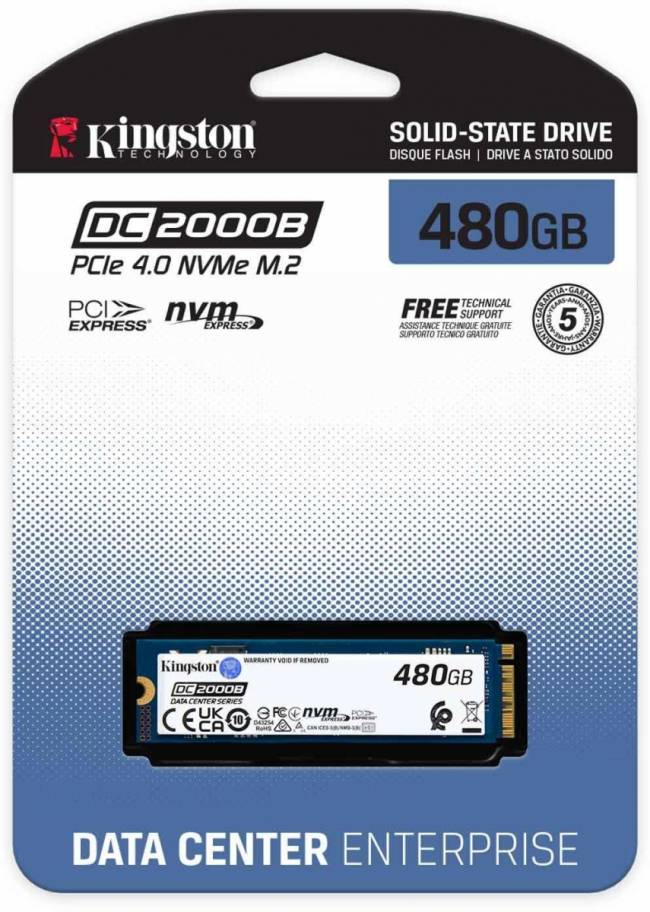 Накопитель SSD Kingston SEDC2000BM8/480G — для бизнеса и офиса Накопитель SSD Kingston SEDC2000BM8/480G — для бизнеса и офиса