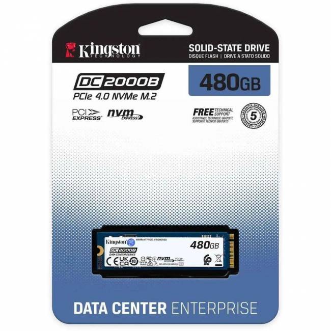 Накопитель SSD Kingston SEDC2000BM8/480G — для бизнеса и офиса Накопитель SSD Kingston SEDC2000BM8/480G — для бизнеса и офиса