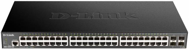 Коммутатор D-Link DGS-1250-52X/A1A — для бизнеса и офиса Коммутатор D-Link DGS-1250-52X/A1A — для бизнеса и офиса