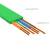 GCR Патч-корд PROF плоский прямой 20.0m, UTP медь кат.6, зеленый, 30 AWG, ethernet high speed 10 Гбит/с, RJ45, T568B, GCR-52841 Greenconnect RJ45(m) - RJ45(m) Cat. 7 U/UTP PVC 20м — для бизнеса и офиса