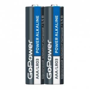 Э\п GoPower AAA LR03 Shrink 4 Alkaline 1.5V