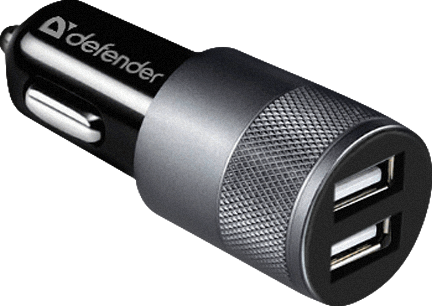 Defender Автомобильное ЗУ UCA-21 2USB, 5V/2.1A Defender UCA-21 2USB, 5V/2.1A — для бизнеса и офиса Defender Автомобильное ЗУ UCA-21 2USB, 5V/2.1A Defender UCA-21 2USB, 5V/2.1A — для бизнеса и офиса