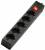 Фильтр SVEN Optima Base 3,0 м (5 розеток) черный SVEN Optima Base (3 м, 5 розеток) — для бизнеса и офиса Фильтр SVEN Optima Base 3,0 м (5 розеток) черный SVEN Optima Base (3 м, 5 розеток) — для бизнеса и офиса