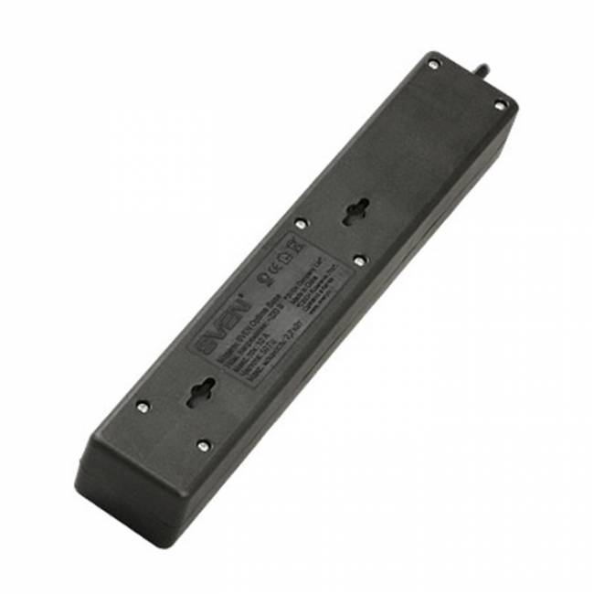 Фильтр SVEN Optima Base 3,0 м (5 розеток) черный SVEN Optima Base (3 м, 5 розеток) — для бизнеса и офиса Фильтр SVEN Optima Base 3,0 м (5 розеток) черный SVEN Optima Base (3 м, 5 розеток) — для бизнеса и офиса