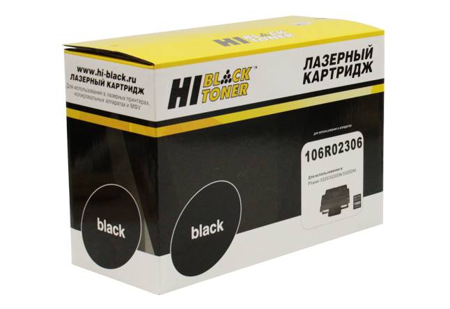 Картридж Hi-Black (HB-106R02306) для Xerox Phaser 3320/DNI, 11K — для бизнеса и офиса Картридж Hi-Black (HB-106R02306) для Xerox Phaser 3320/DNI, 11K — для бизнеса и офиса