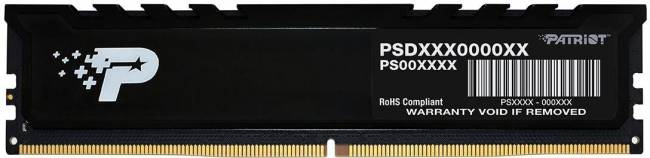 Память DDR5 16GB 5600MHz Patriot PSP516G560081H1 — для бизнеса и офиса Память DDR5 16GB 5600MHz Patriot PSP516G560081H1 — для бизнеса и офиса