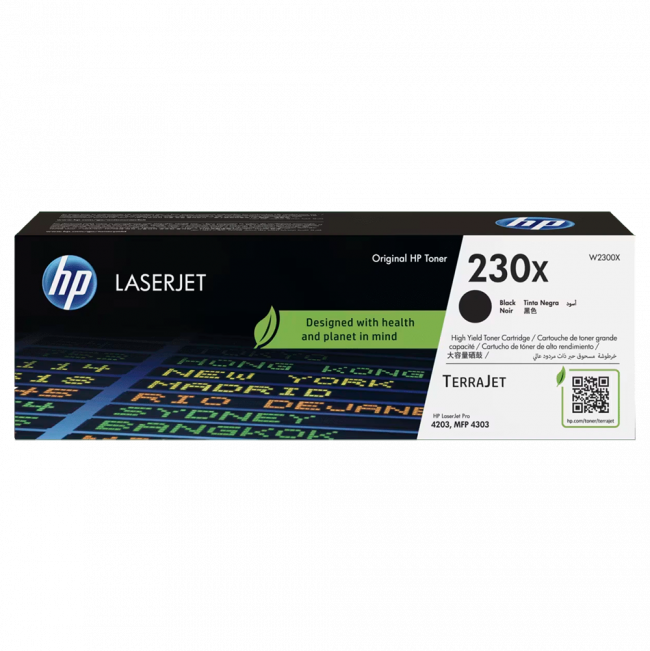 Тонер-картридж HP 230X (W2300X) — для бизнеса и офиса Тонер-картридж HP 230X (W2300X) — для бизнеса и офиса