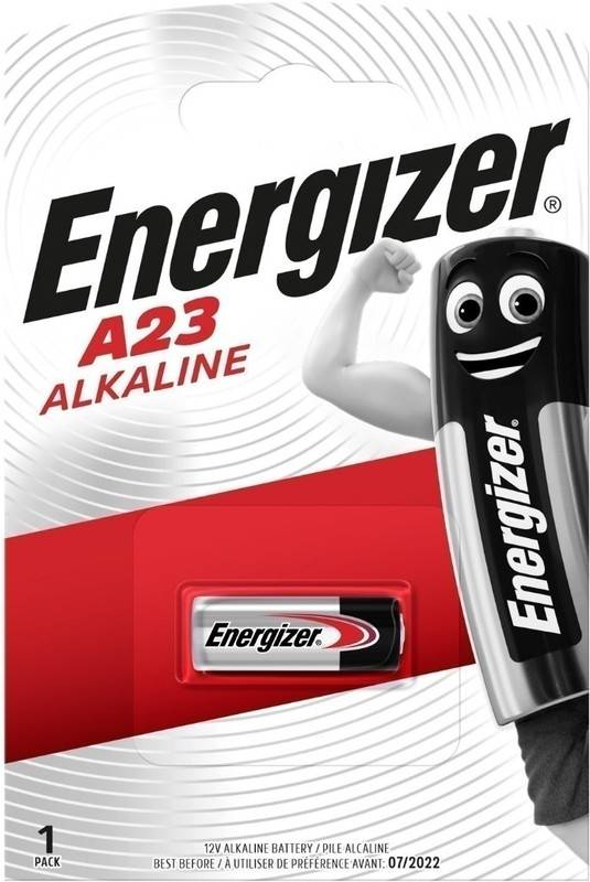 Батарейка Energizer LR23/A23/MN21 BL1 Alkaline 12V (1/10/80) Energizer E301536200 — для бизнеса и офиса Батарейка Energizer LR23/A23/MN21 BL1 Alkaline 12V (1/10/80) Energizer E301536200 — для бизнеса и офиса