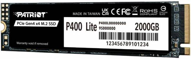 Накопитель SSD Patriot P400LP2KGM28H — для бизнеса и офиса Накопитель SSD Patriot P400LP2KGM28H — для бизнеса и офиса