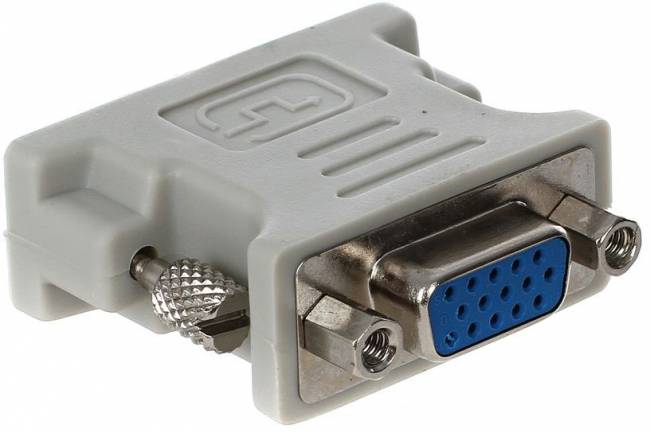 Переходник DVI-I --> VGA(15F)  VCOM <VAD7817> VCOM DVI-I - VGA(15F) — для бизнеса и офиса