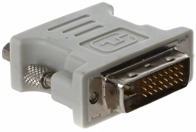 Переходник DVI-I --> VGA(15F)  VCOM <VAD7817> VCOM DVI-I - VGA(15F) — для бизнеса и офиса