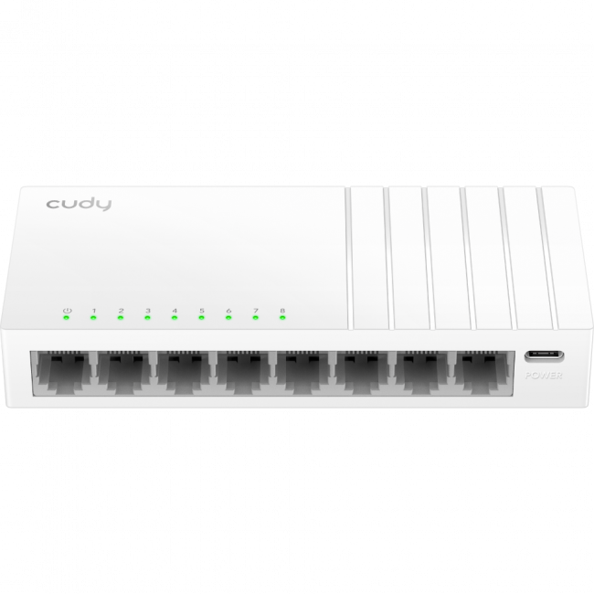 Коммутатор Cudy GS108U — для бизнеса и офиса Коммутатор Cudy GS108U — для бизнеса и офиса