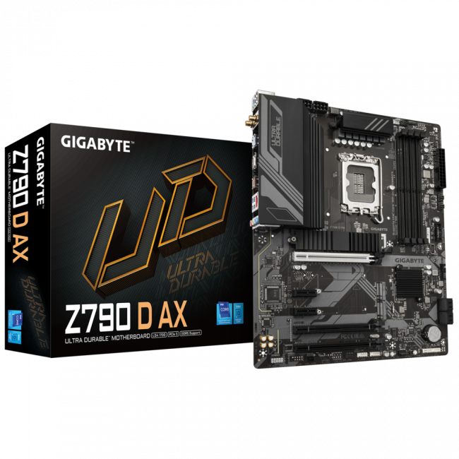 Материнская плата GIGABYTE Z790 D AX — для бизнеса и офиса Материнская плата GIGABYTE Z790 D AX — для бизнеса и офиса