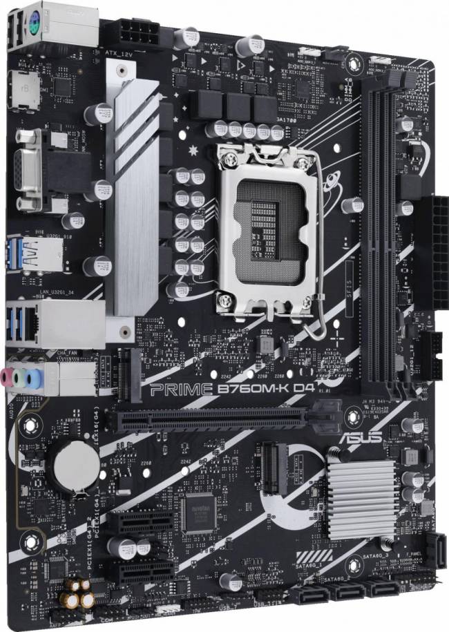 Материнская плата ASUS PRIME B760M-K D4 — для бизнеса и офиса Материнская плата ASUS PRIME B760M-K D4 — для бизнеса и офиса