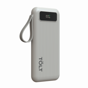 Портативный аккумулятор TOLT Stor SR-LB10D, 10000mAh, 22,5W, fast charging and PD, beige TÖLT SR-LB10D Портативный аккумулятор TOLT Stor SR-LB10D, 10000mAh, 22,5W, fast charging and PD, beige TÖLT SR-LB10D