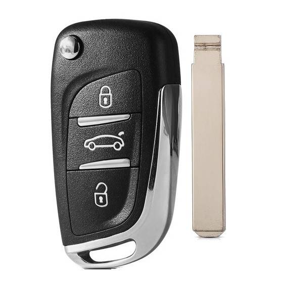 Корпус выкидного ключа CITROEN 3 кнопки CIT-1 VA2, с лого — для бизнеса и офиса Корпус выкидного ключа CITROEN 3 кнопки CIT-1 VA2, с лого — для бизнеса и офиса