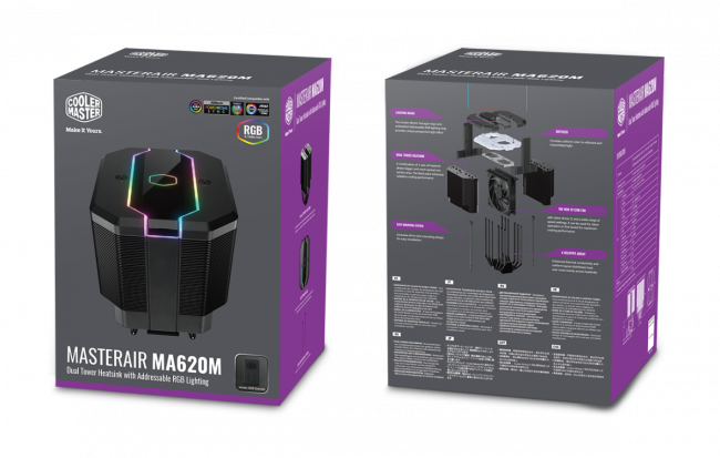 Кулер для процессора Cooler Master MasterAir MA620M — для бизнеса и офиса
