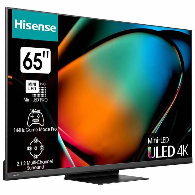 Телевизор Mini LED 65'' Hisense Hisense 65U8KQ — для бизнеса и офиса Телевизор Mini LED 65'' Hisense Hisense 65U8KQ — для бизнеса и офиса