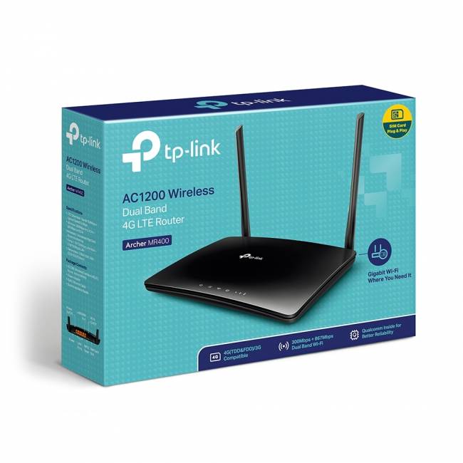 Маршрутизатор LTE TP-Link Archer MR400 — для бизнеса и офиса Маршрутизатор LTE TP-Link Archer MR400 — для бизнеса и офиса