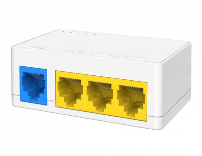 Коммутатор 4PORT 100M 3POE Tenda S204PD — для бизнеса и офиса Коммутатор 4PORT 100M 3POE Tenda S204PD — для бизнеса и офиса