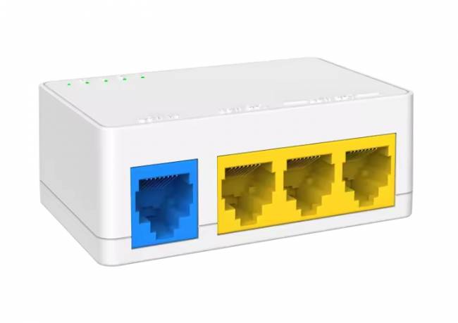 Коммутатор 4PORT 100M 3POE Tenda S204PD — для бизнеса и офиса Коммутатор 4PORT 100M 3POE Tenda S204PD — для бизнеса и офиса