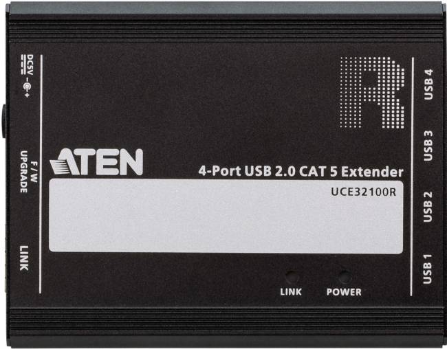 4-х портовый удлинитель, USB 2.0, 100 метр., CAT 5 ATEN UCE32100 — для бизнеса и офиса 4-х портовый удлинитель, USB 2.0, 100 метр., CAT 5 ATEN UCE32100 — для бизнеса и офиса