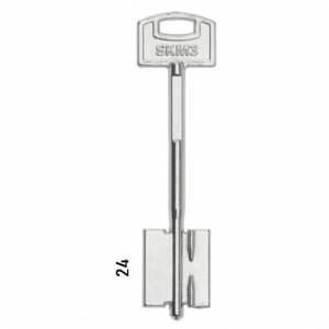 Заготовка дверного ключа Секьюрем-3 SKM3D 95*21*24,2 мм