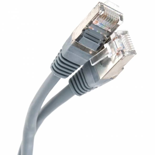 Патчкорд литой Telecom FTP кат.5e 10m VCOM NA102-FTP-C5E-10M — для бизнеса и офиса Патчкорд литой Telecom FTP кат.5e 10m VCOM NA102-FTP-C5E-10M — для бизнеса и офиса