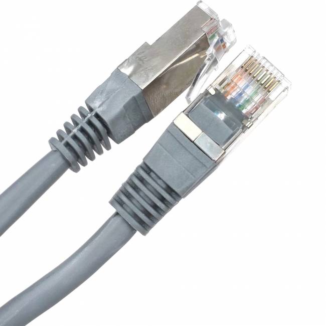 Патчкорд литой Telecom FTP кат.5e 10m VCOM NA102-FTP-C5E-10M — для бизнеса и офиса Патчкорд литой Telecom FTP кат.5e 10m VCOM NA102-FTP-C5E-10M — для бизнеса и офиса