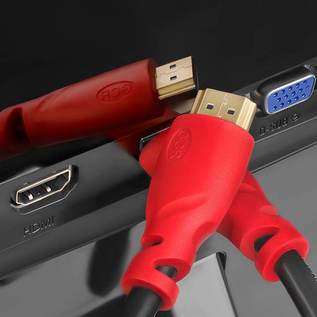 Greenconnect Кабель 10.0m HDMI версия 2.0, HDR 4:2:0, Ultra HD, 4K 60 fps 60Hz/5K*30Hz, 3D, AUDIO, 18.0 Гбит/с, 28/28 AWG, OD7.3mm, тройной экран, черный, красные коннекторы, GCR-HM351-10.0m Greenconnect HDMI (m) - HDMI (m) 10м — для бизнеса и офиса Greenconnect Кабель 10.0m HDMI версия 2.0, HDR 4:2:0, Ultra HD, 4K 60 fps 60Hz/5K*30Hz, 3D, AUDIO, 18.0 Гбит/с, 28/28 AWG, OD7.3mm, тройной экран, черный, красные коннекторы, GCR-HM351-10.0m Greenconnect HDMI (m) - HDMI (m) 10м — для бизнеса и офиса