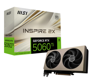 Видеокарта MSI	GeForce RTX 5060 Ti 8G INSPIRE 2X OC
