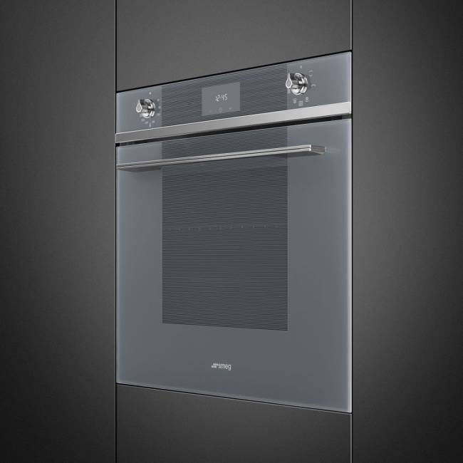 Встраиваемая электрическая духовка SMEG SMEG Linea SF6100VS1 — для бизнеса и офиса Встраиваемая электрическая духовка SMEG SMEG Linea SF6100VS1 — для бизнеса и офиса