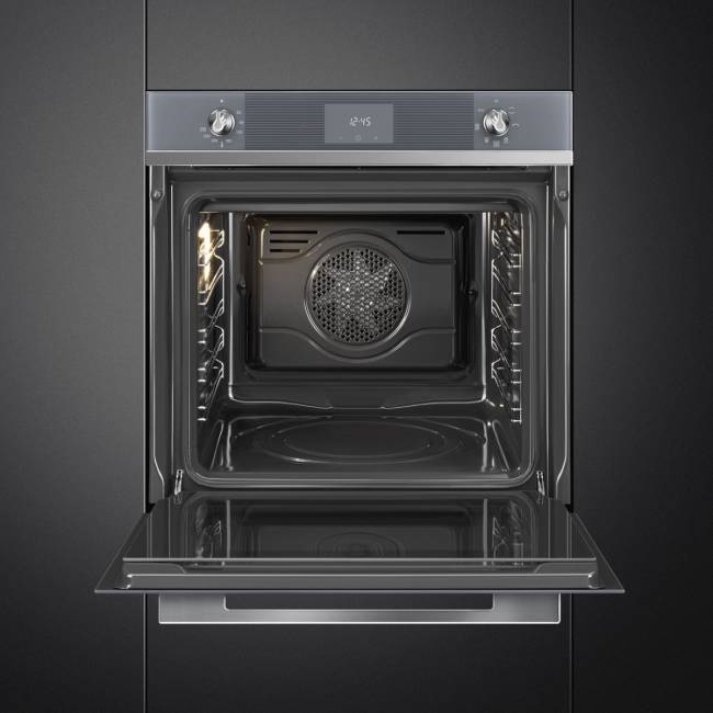 Встраиваемая электрическая духовка SMEG SMEG Linea SF6100VS1 — для бизнеса и офиса Встраиваемая электрическая духовка SMEG SMEG Linea SF6100VS1 — для бизнеса и офиса
