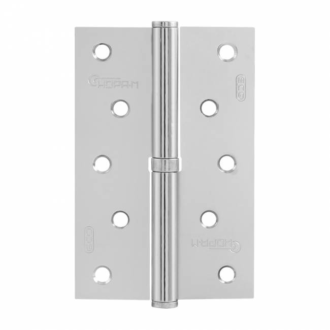 Петля левая/правая 750-5' STD (120*80*2,5) без колп. хром левая — для бизнеса и офиса Петля левая/правая 750-5' STD (120*80*2,5) без колп. хром левая — для бизнеса и офиса