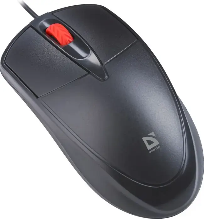 Defender Проводная оптическая мышь Icon MB-057 черн,3D,бесшумная,1,8м,1000dpi Defender 52057 — для бизнеса и офиса Defender Проводная оптическая мышь Icon MB-057 черн,3D,бесшумная,1,8м,1000dpi Defender 52057 — для бизнеса и офиса