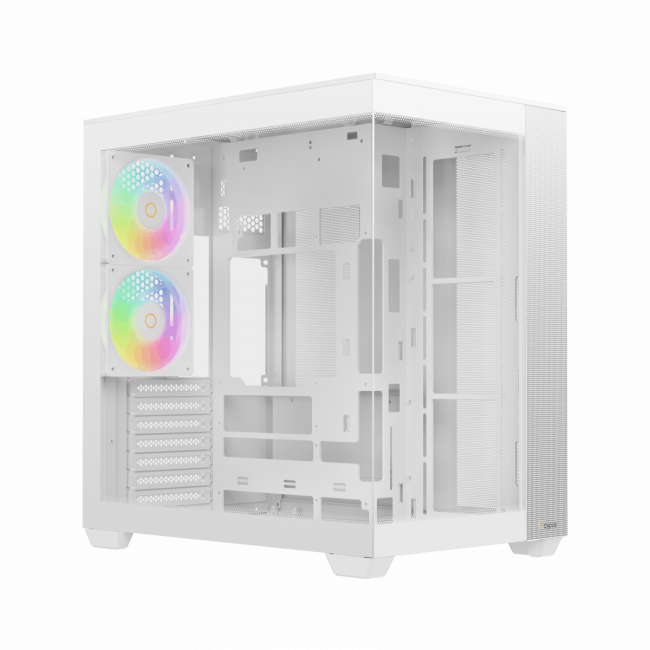 Корпус ПК без блока питания Ocypus Delta-C74-WHD200XX-GL — для бизнеса и офиса Корпус ПК без блока питания Ocypus Delta-C74-WHD200XX-GL — для бизнеса и офиса