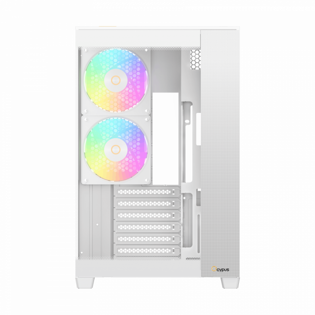 Корпус ПК без блока питания Ocypus Delta-C74-WHD200XX-GL — для бизнеса и офиса Корпус ПК без блока питания Ocypus Delta-C74-WHD200XX-GL — для бизнеса и офиса