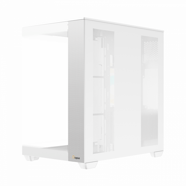 Корпус ПК без блока питания Ocypus Delta-C74-WHD200XX-GL — для бизнеса и офиса Корпус ПК без блока питания Ocypus Delta-C74-WHD200XX-GL — для бизнеса и офиса