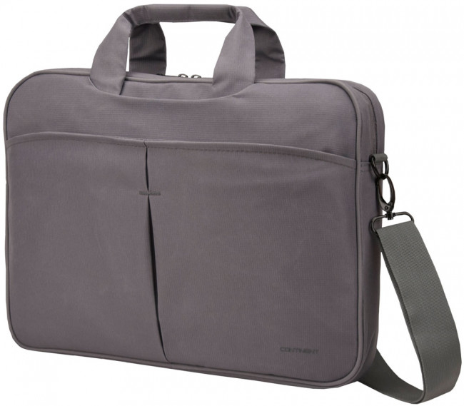 Сумка для ноутбука нейлон Continent CC-012 Grey — для бизнеса и офиса